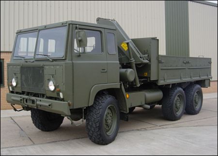 Scania SBAT 111SA 6x6 Crane Truck - Govsales of ex military vehicles for sale, mod surplus