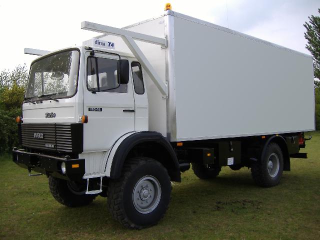 Iveco 110-16 4x4 refrigerated cargo truck