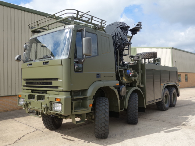 Iveco 410E42 8x8 recovery truck  - ex military vehicles for sale, mod surplus