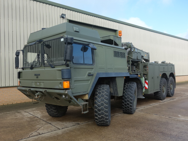 MAN SX45 8x8 recovery truck - ex military vehicles for sale, mod surplus