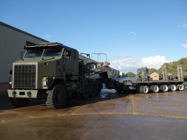 M1000 semi-trailer 40 wheel heavy equipment transporter trailer  - ex military vehicles for sale, mod surplus