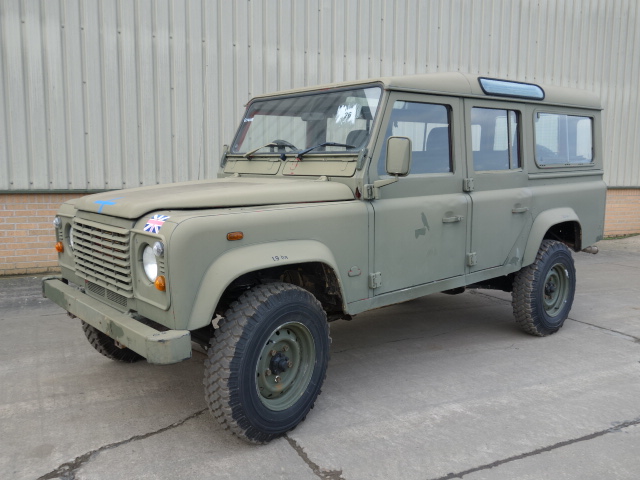 Land Rover Defender 110 RHD Station Wagon - ex military vehicles for sale, mod surplus