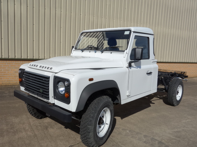 military vehicles for sale - Land Rover Defender 130 RHD chassis cab 