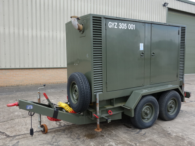Hunting 150Kva Trailer Mounted Generator  - ex military vehicles for sale, mod surplus