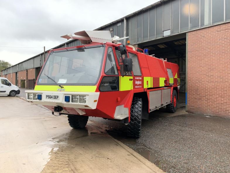 Simon Gloster Protector 4x4 Airport Fire Appliance - ex military vehicles for sale, mod surplus