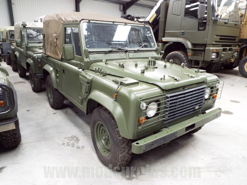 Land Rover Defender 90 Wolf RHD Soft Top (Remus) - Govsales of ex military vehicles for sale, mod surplus