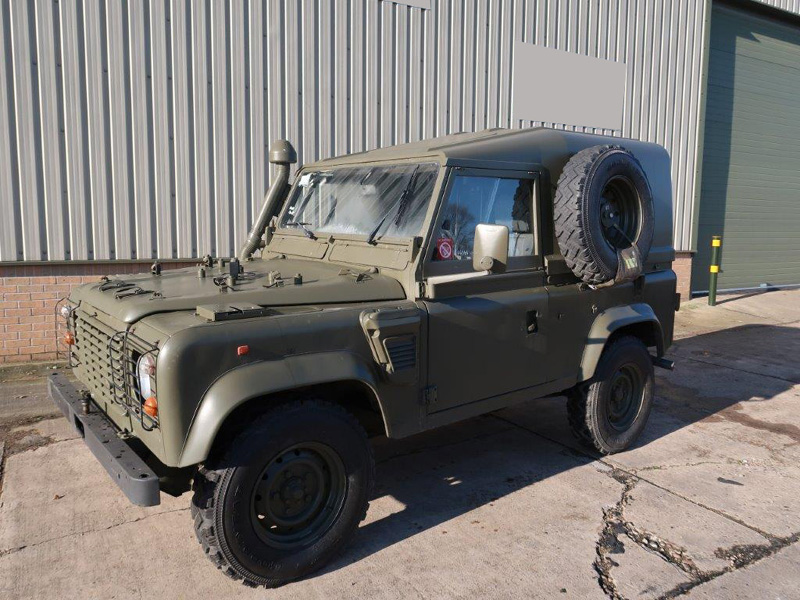 Land Rover Defender 90 Wolf LHD Hard Top (Remus) - ex military vehicles for sale, mod surplus