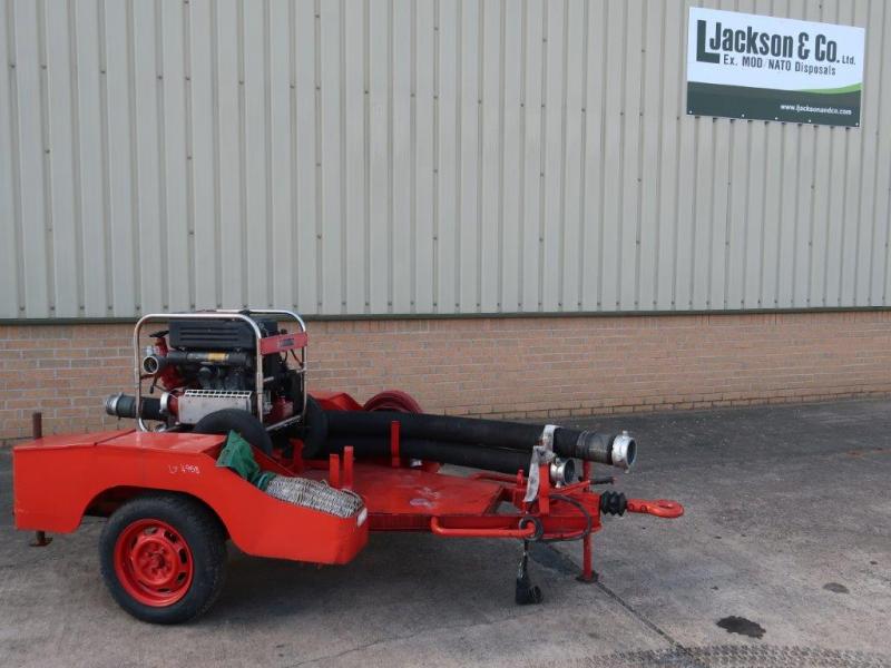 Godiva Fire Fighting Water Pump Trailer - Govsales of ex military vehicles for sale, mod surplus