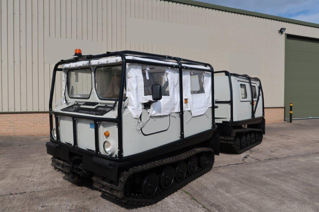 Hagglund BV 206 Soft Top Personnel Carrier With Roll Cage  - Govsales of ex military vehicles for sale, mod surplus
