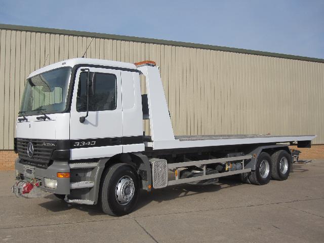 Mercedes Actros 3343 recovery truck - ex military vehicles for sale, mod surplus