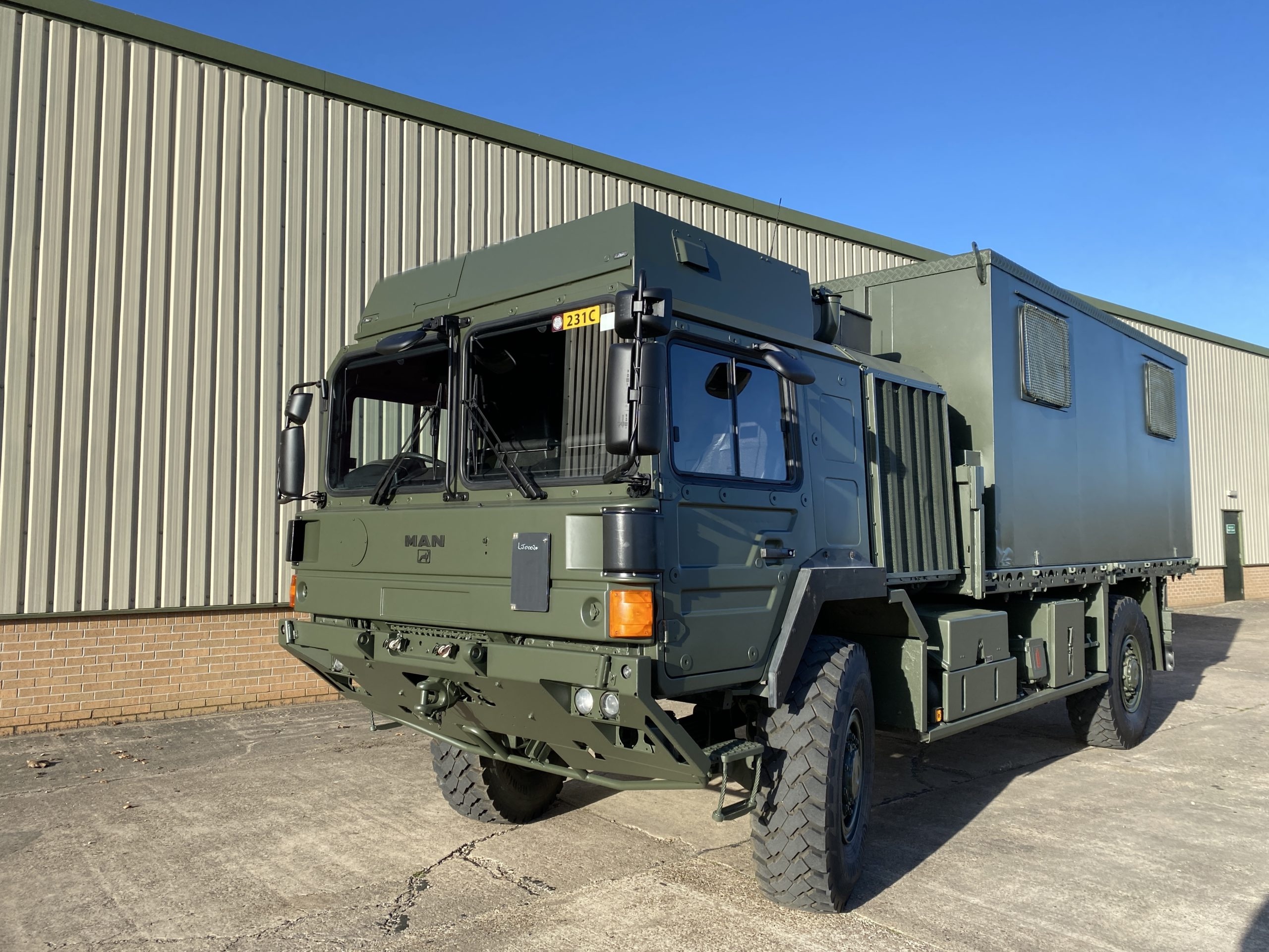 MAN HX60 18.330 Box Truck - ex military vehicles for sale, mod surplus