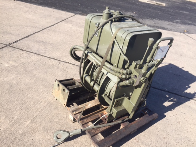 Rotzler 11.5 t hydraulic winch with oil tank - Govsales of ex military vehicles for sale, mod surplus
