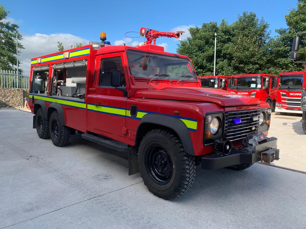 Land Rover Defender SPECIAL 6x6 TDCi Fire Engine - ex military vehicles for sale, mod surplus