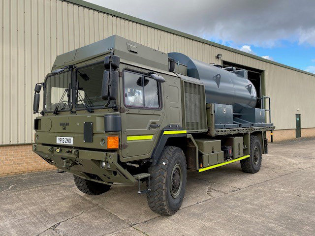 military vehicles for sale - Unused MAN 4×4 7,500 Litre Bunded Fuel Tanker