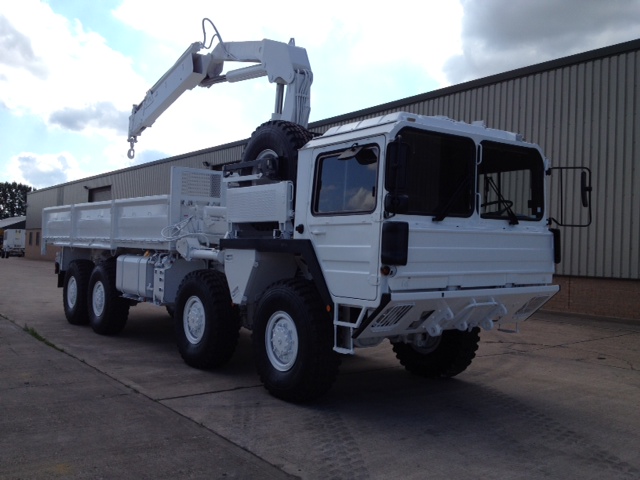 Man 8x8 Crane Truck - ex military vehicles for sale, mod surplus